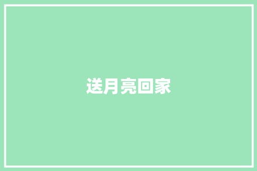 送月亮回家